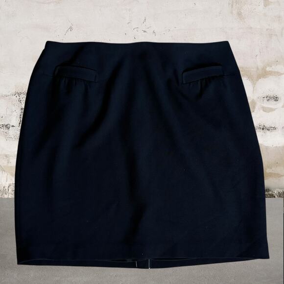 Talbots NWT Womens Plus Black Mini Pencil Skirt - Size 20 Petite - Picture 1 of 5